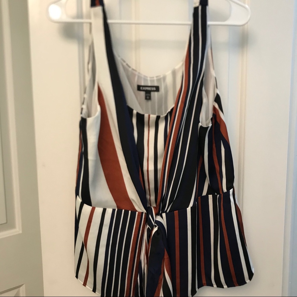 Express sleeveless work blouse